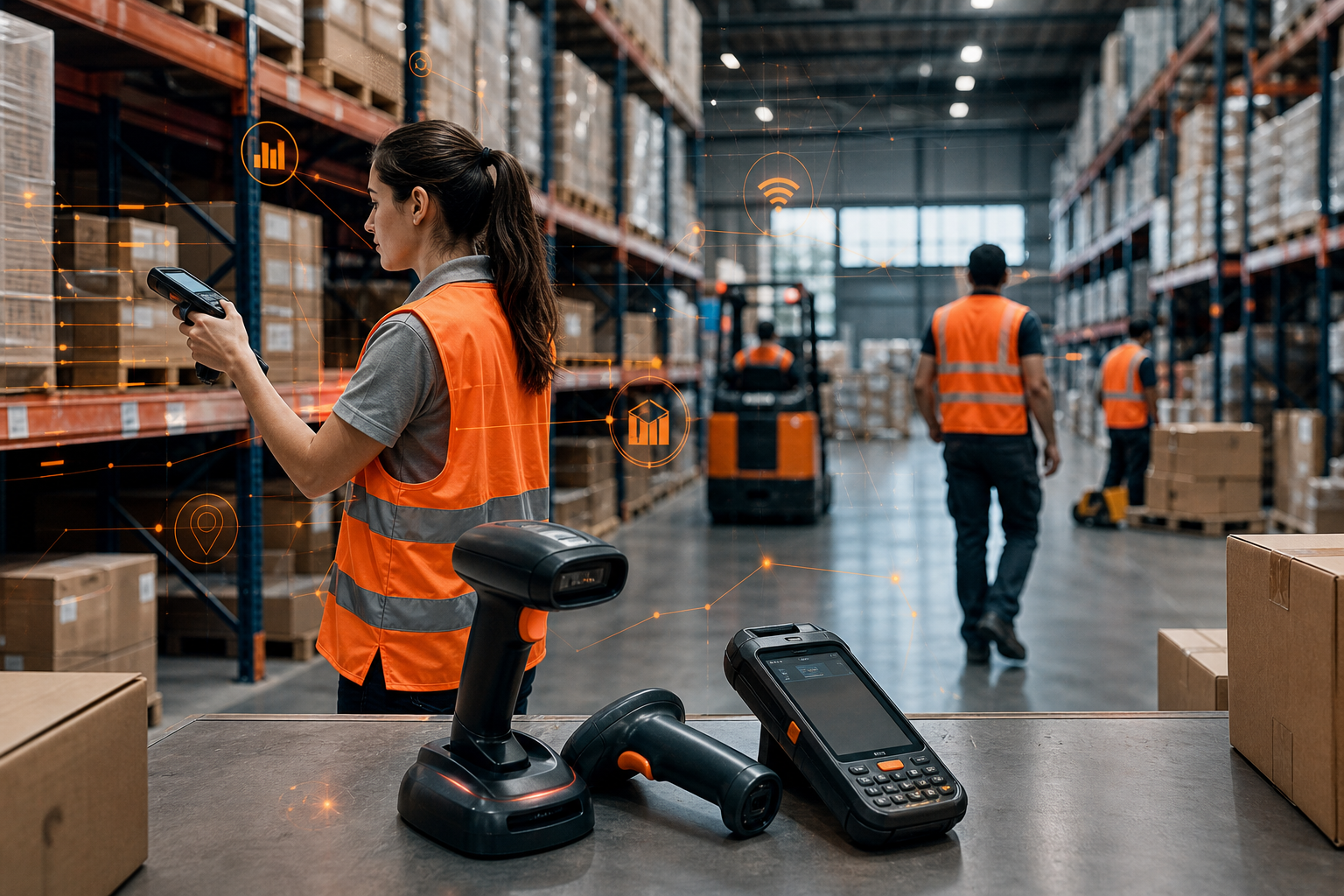 Depo & sayım — barkodlu, ERP entegre stok doğruluğu